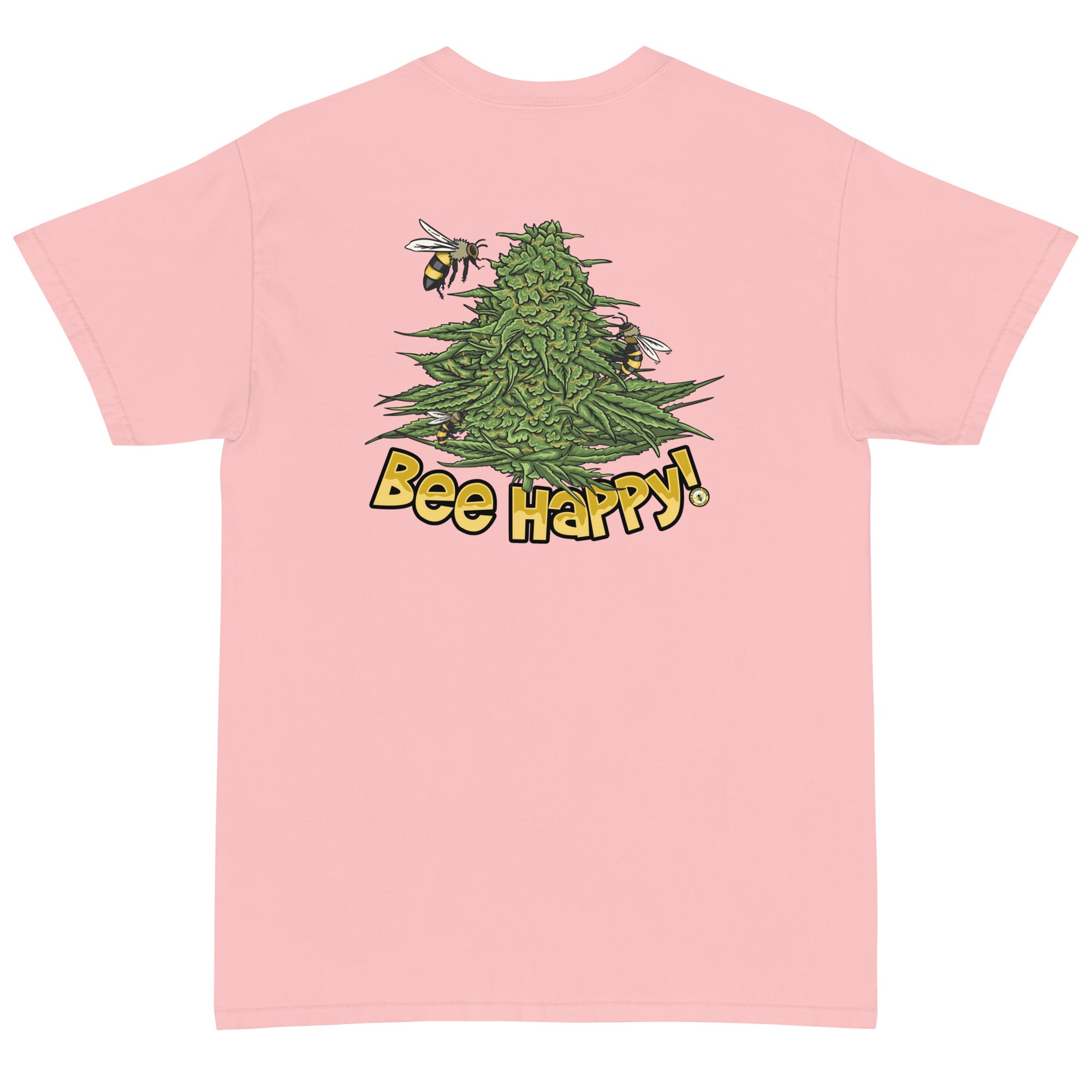 Bee Happy Version 2 Short Sleeve T-Shirt